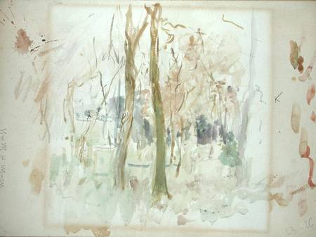 Red Trees from Berthe Morisot