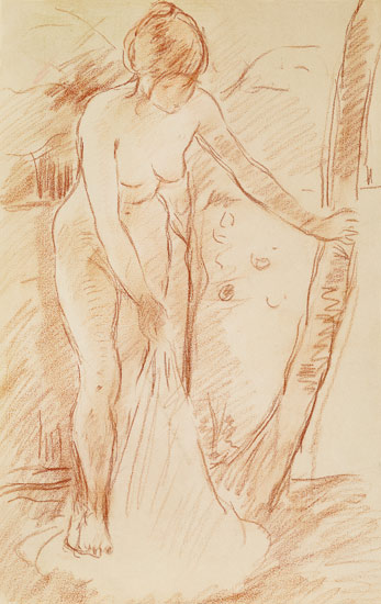 Standing Bather from Berthe Morisot