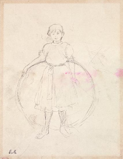 Young Girl with a Hoop
