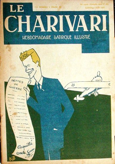 Colonel Charles Lindbergh (1902-74) and the French First World War Debts to America, cover of Chariv from Bib(Georges Breitel)