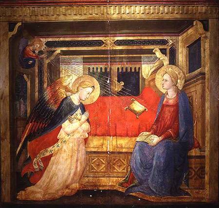 The Annunciation from Bicci  di Lorenzo