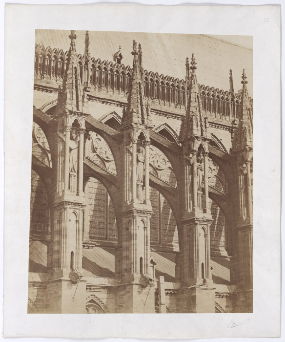 Reims: Strebepfeiler der Kathedrale from Bisson Frères