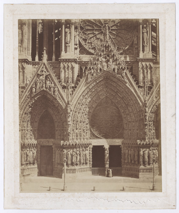 Reims: Westfassade der Kathedrale II from Bisson Frères