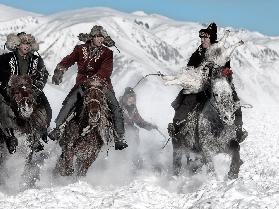 Winter Horse Race