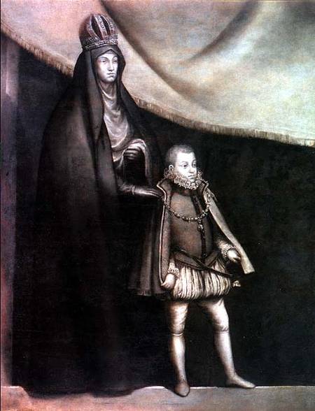 The Empress Maria and Philip III (1578-1621) from Blas del Prado