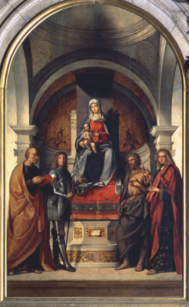 B.Boccaccino, Maria mit Kind u.4 Heilige from Boccaccio Boccaccino