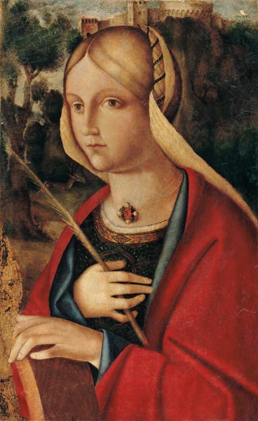 Boccaccino, Hl.Katharina von Alexandr. from Boccaccio Boccaccino