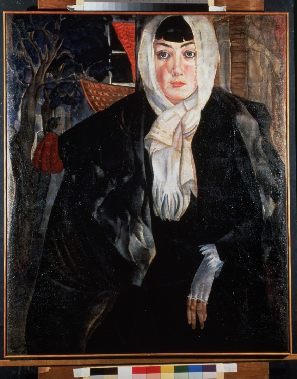 Female portrait from Boris Dimitrijew. Grigorjew