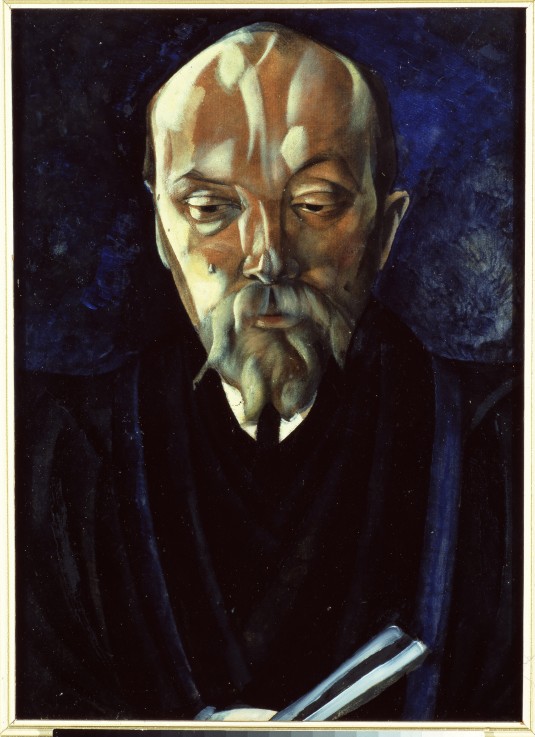 Portrait of the artist Nicholas Roerich (1874-1947) from Boris Dimitrijew. Grigorjew