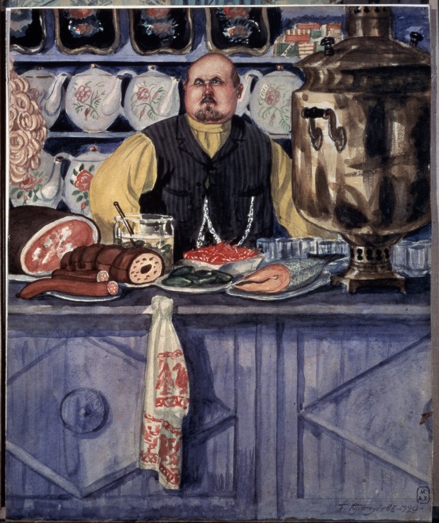 A Tavernkeeper from Boris Michailowitsch Kustodiew