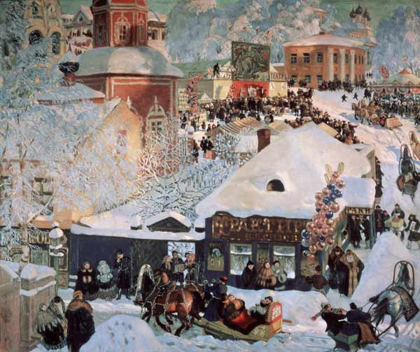 Winter. Shrovetide from Boris Michailowitsch Kustodiew