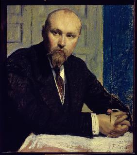 Portrait of the artist Nicholas Roerich (1874-1947)