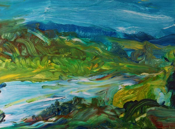 Blue River Landscape II from Brenda Brin  Booker