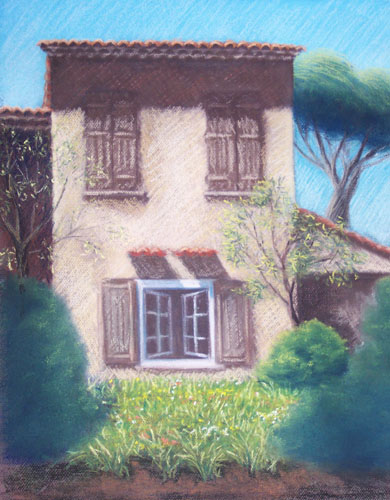 Nachbars Haus (Pramousquier / Côte d´Azur) from Brigitte Courté