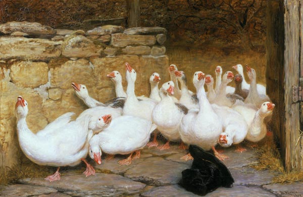 An Anxious Moment from Briton Riviere
