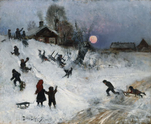 Sledging from Bruno Andreas Liljefors