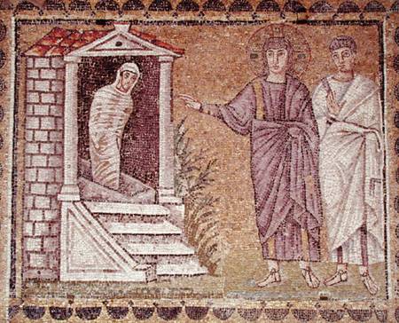 The Raising of Lazarus, Scenes from the Life of Christ from Byzantine School