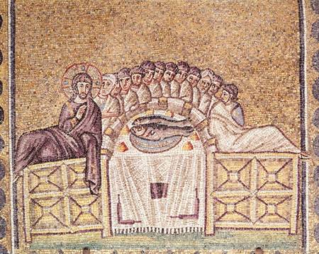 The Last Supper from Byzantine School