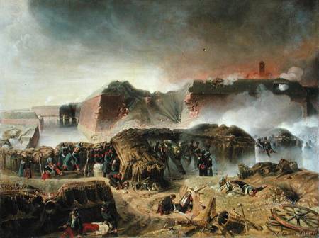 Siege of Antwerp from C. Courtois d'Hurbal