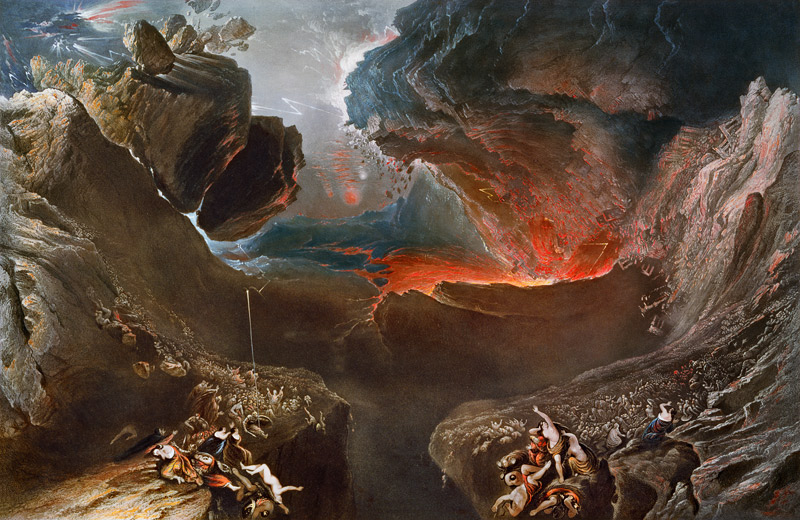 The Great Day of His Wrath (after John Martin) from C. Mottram