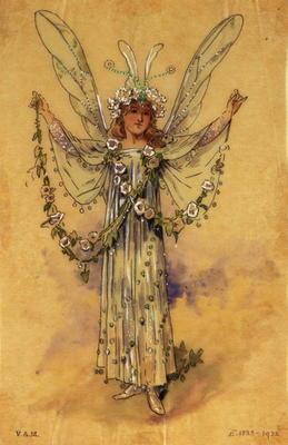 The Bindweed Fairy, costume for A Midsummer Night's Dream, produced by R. Courtneidge for the Prince