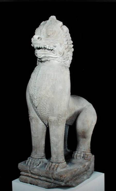Lion, from Preah Khan, Bayon Style from Cambodian