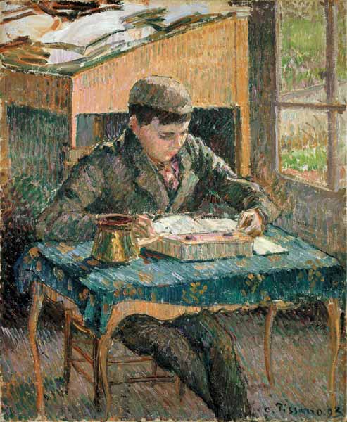 Rodo beim Lesen from Camille Pissarro