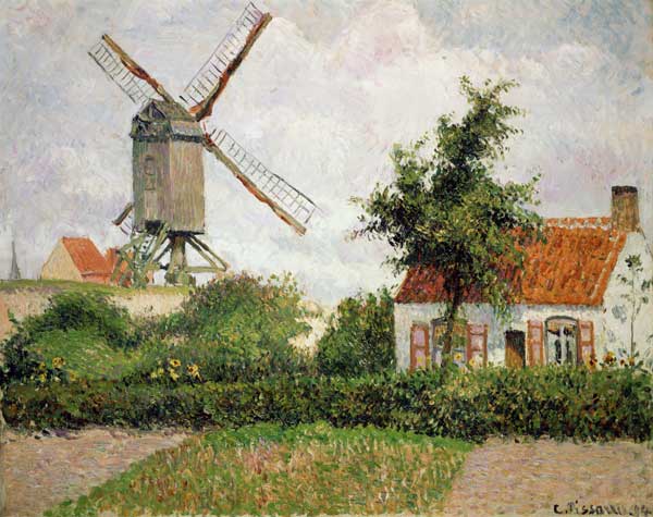 Windmühle in Knocke (Belgien) from Camille Pissarro