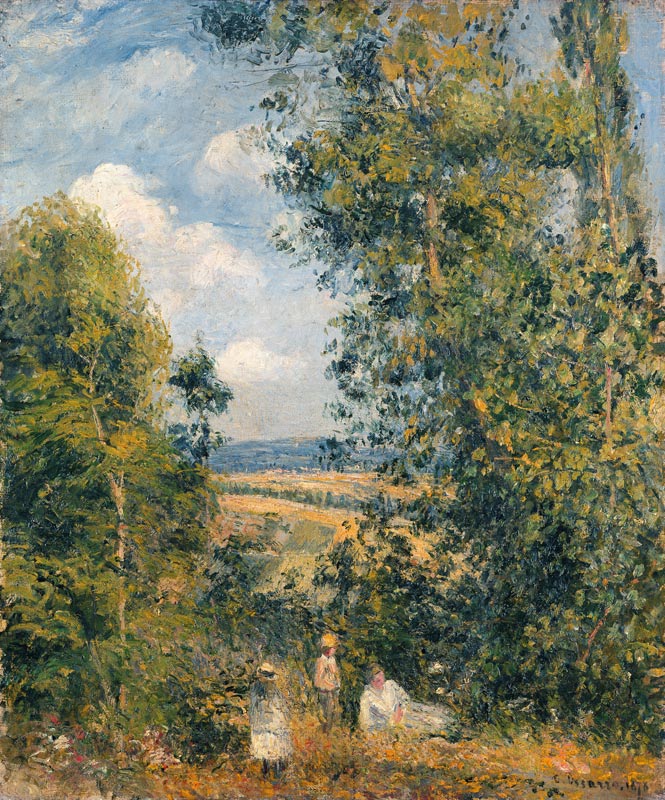 A Rest in the Meadow from Camille Pissarro