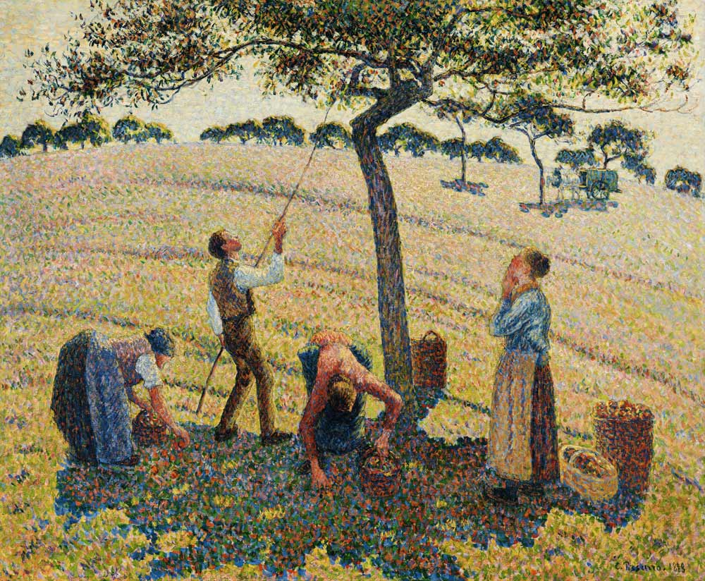 Die Apfelernte from Camille Pissarro