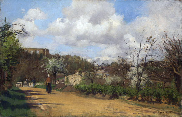 Frühling in Louveciennes from Camille Pissarro