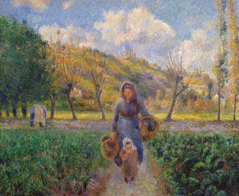 Im Gemüsegarten from Camille Pissarro