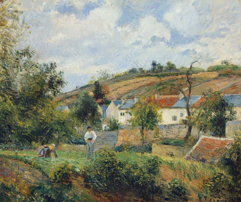 Pissarro / Village near Pontoise / 1873 from Camille Pissarro