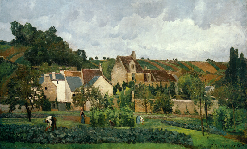 L´Hermitage bei Pontoise from Camille Pissarro