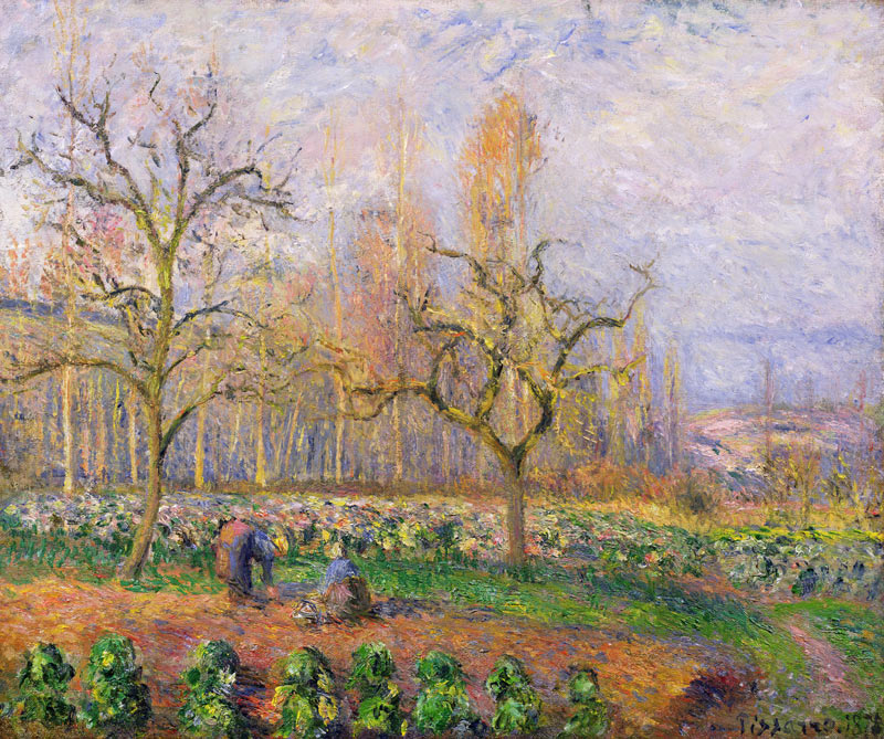 Orchard at Pontoise from Camille Pissarro