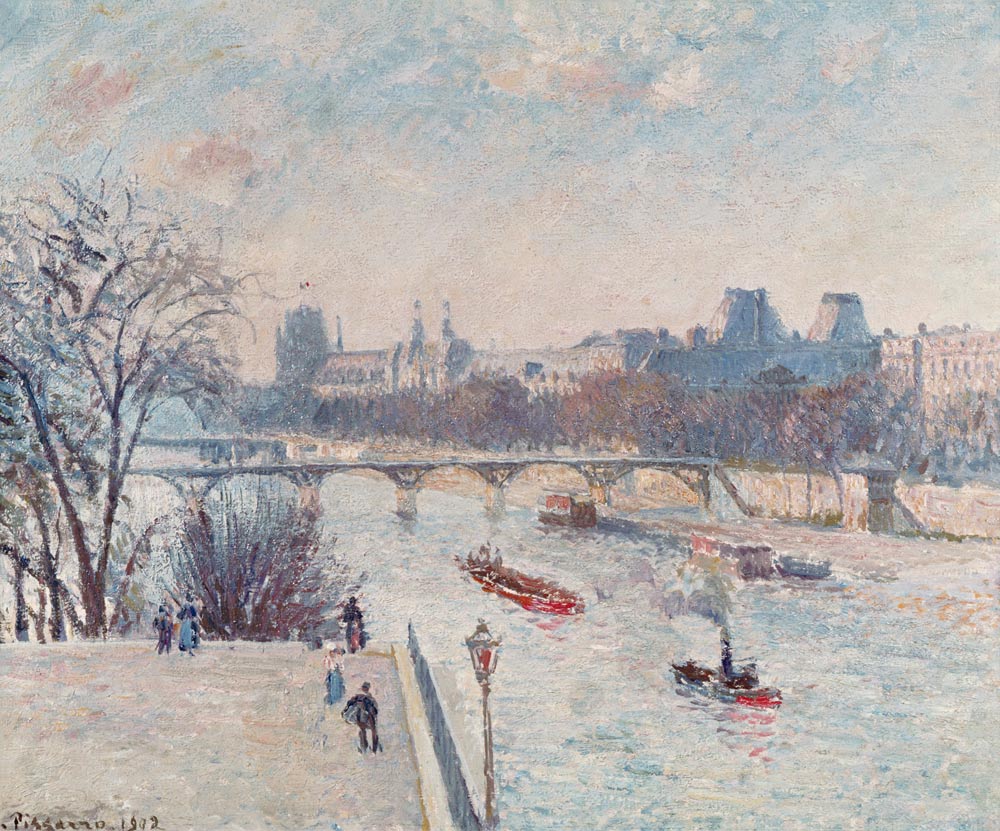 The Louvre from Camille Pissarro