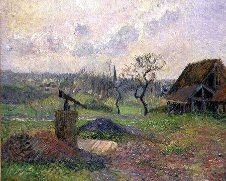 A Brick-Works Eragny from Camille Pissarro