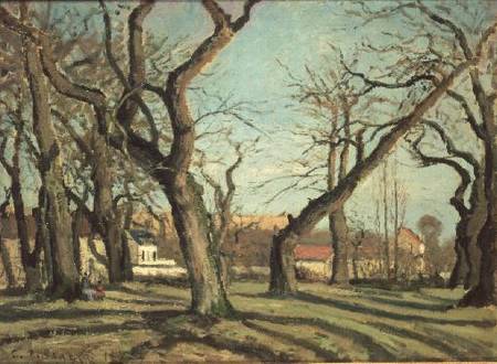 Chestnut Trees at Louveciennes from Camille Pissarro