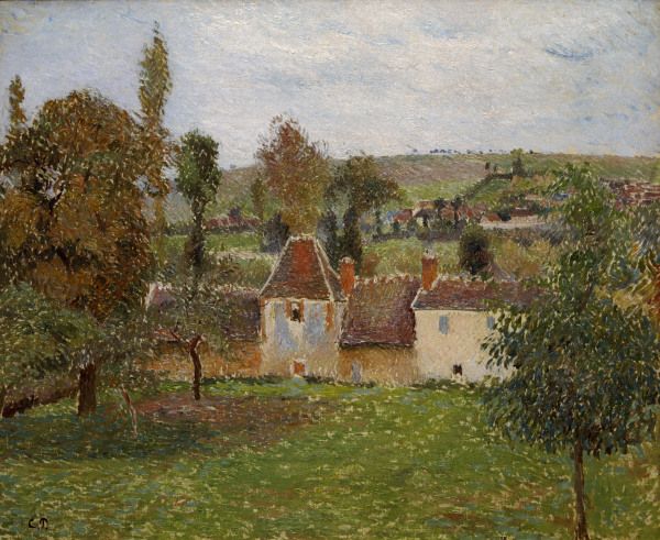 C.Pissarro, Farm in Bazincourt from Camille Pissarro