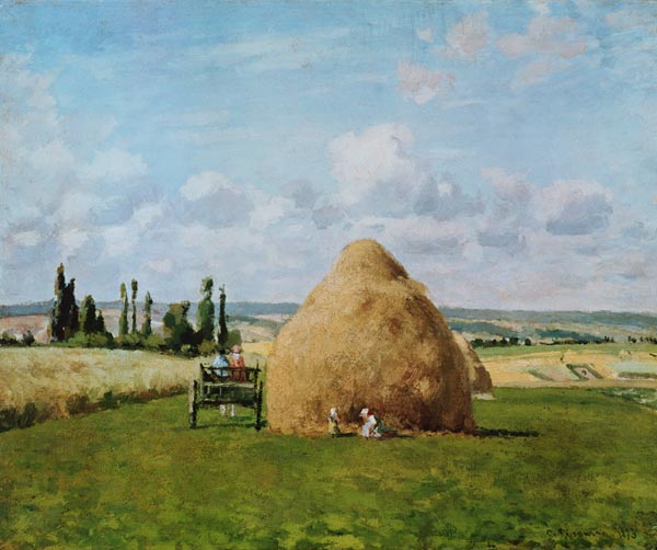Der Heuschober, Pontoise from Camille Pissarro