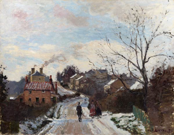 Pissarro / Fox Hill, Upper Norwood /1870 from Camille Pissarro