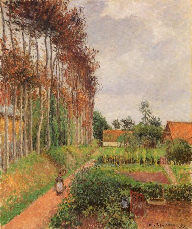 Das Gehöft der Auberge Ango, Varengeville from Camille Pissarro