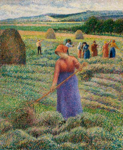 Heuernte bei Eragny from Camille Pissarro