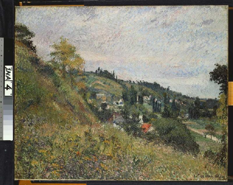 Hügelige Landschaft bei Auvers from Camille Pissarro
