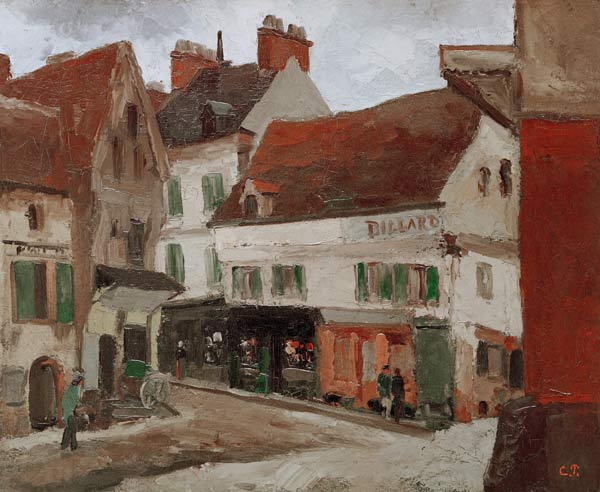 Platz in La Roche-Guyon from Camille Pissarro