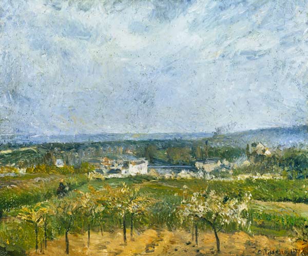 Landscape in Pontoise from Camille Pissarro