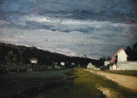 Landscape with Stormy Sky from Camille Pissarro