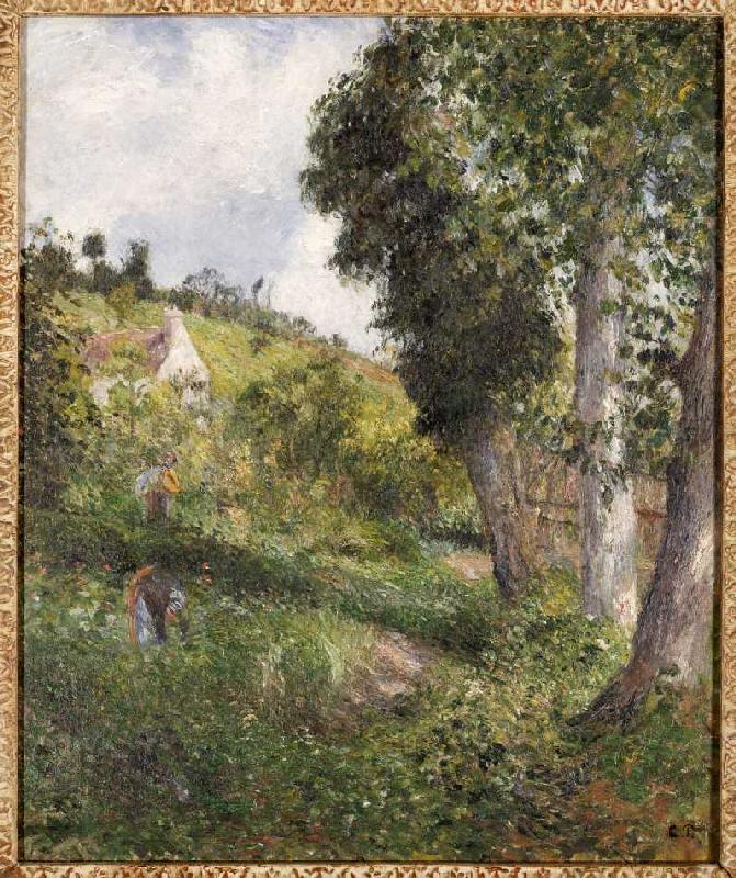 Landschaft mit Gemüsefeld bei Pontoise from Camille Pissarro