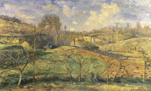 Märzsonne, Pontoise from Camille Pissarro