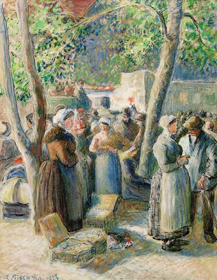 Der Markt in Gisors from Camille Pissarro